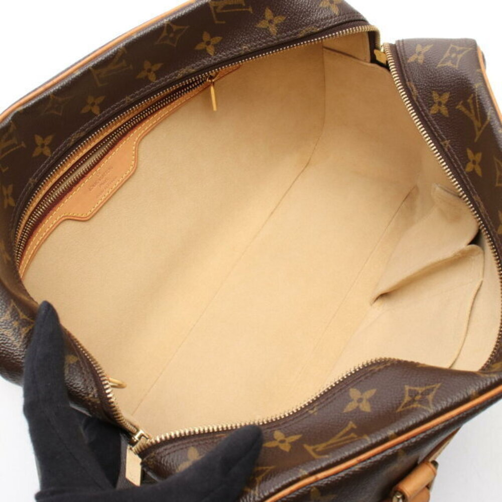 Louis Vuitton Cite Monogram Shoulder Bag Canvas Leather Brown - Picture 3 of 9
